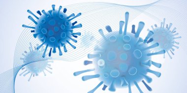 SARS coV 2 covid coronavirus tasarım büyük afiş