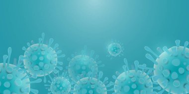 SARS coV 2 covid coronavirus tasarım büyük afiş