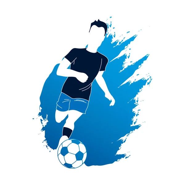 Man Playing Football Sports Illustration — Fotografia de Stock