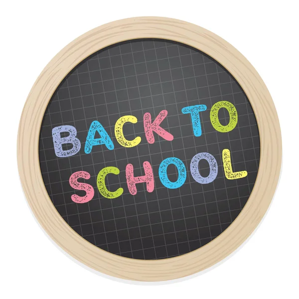 Back School Slate Illustration — Foto Stock