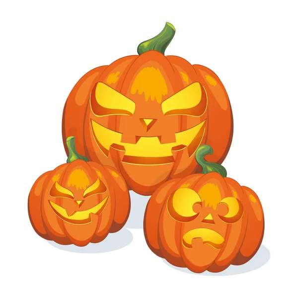 Halloween Pumpkin Illustration Isolated White Background — 스톡 사진