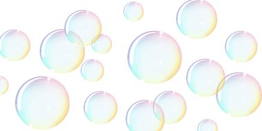 Gökkuşağı renkleri tatlı kabarcıklar istismarı geniş bir arkaplan