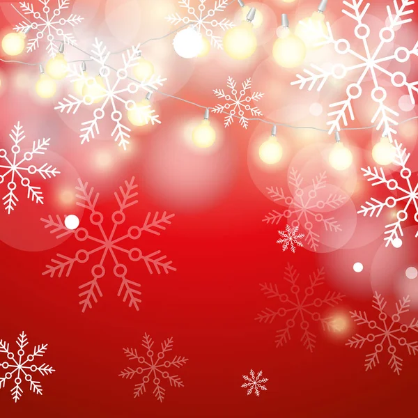 冬季雪花的形状 雪地设计元素 圣诞降雪快乐新年主题广场 — 图库照片