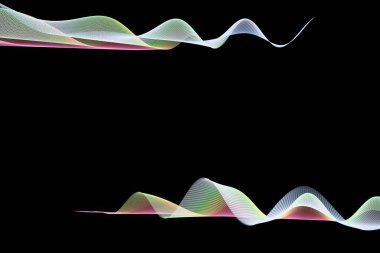 Soyut ağ dalga arkaplanı. Gelecekçi teknoloji tarzı. İş sunumları için zarif arkaplan.