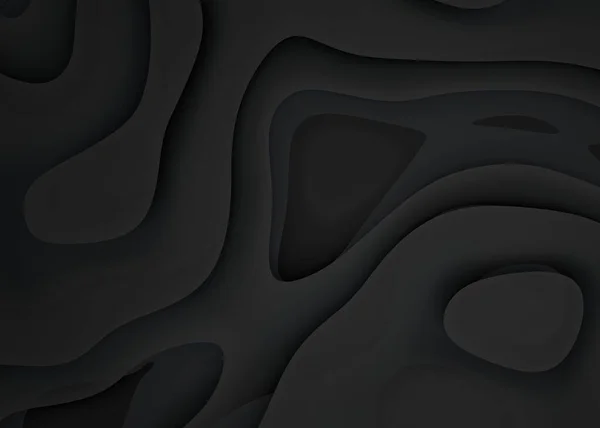 Fondo Negro Texturizado Superposición Fluido Dinámico Abstracto — Foto de Stock