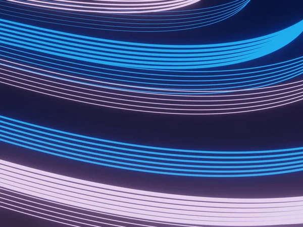 Abstract Blue Wave Background Rendering — Stock Photo, Image