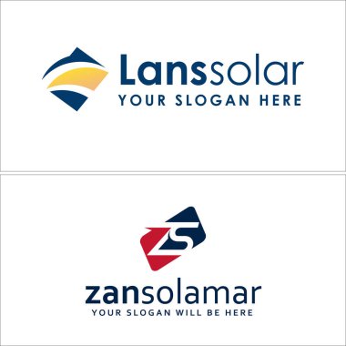 Şirket endüstrisinin ilk harf kombinasyonu logo tasarımı