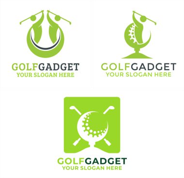 Golf sporu logosu dizaynı
