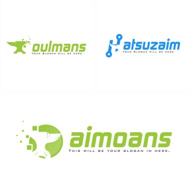 Modern iş endüstriyel teknoloji dairesinin baş harfleri H logosu tasarımı 