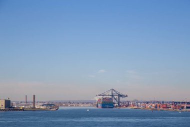 New Jersey 'deki GCT Bayonne konteyner terminali.