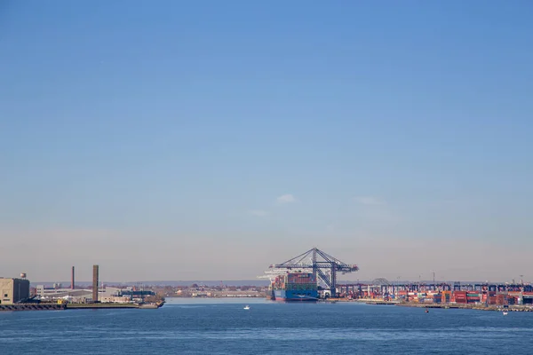 GCT Bayonne containerterminal i New Jersey — Stockfoto