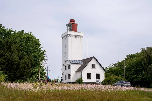 Nakkehoved Világítótorony Észak-Zélandon — Stock Fotó