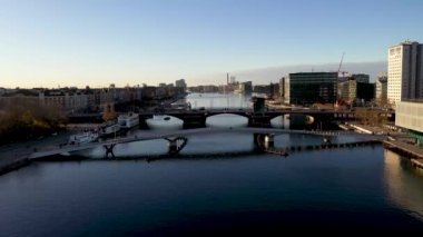 Kopenhag'da Iki Köprü Langebro ve Lille Langebro, Danimarka