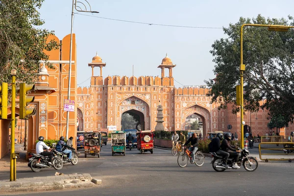 Ajmeri Gate in Jaipur, India — стоковое фото