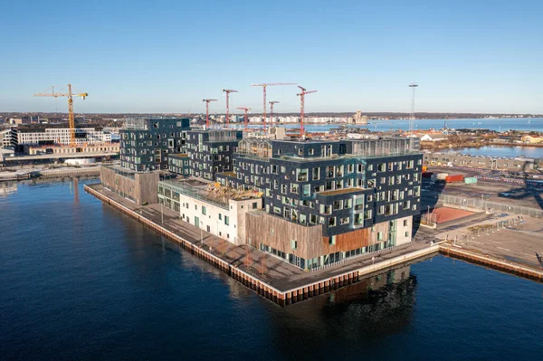 Drone άποψη του Διεθνούς Σχολείου της Κοπεγχάγης — Φωτογραφία Αρχείου
