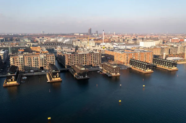 Apartamentos Residenciales Teglhomen Piers en Copenhague —  Fotos de Stock