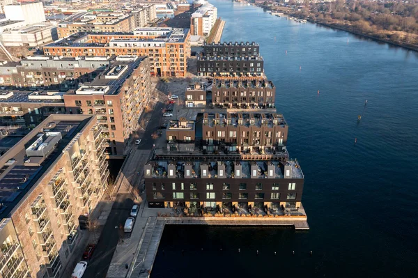 Teglhomen Piers Residential Apartments in Copenhagen — Stock Photo, Image
