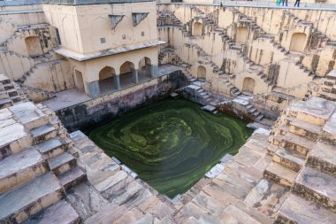 Stepwell Panna Meena ka Kund, Amer, Hindistan