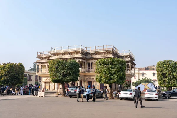 Мубарак Махал - міський палац у Джайпурі. — стокове фото
