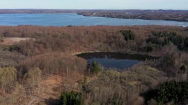 Hulsoe Gölü 'nü Zealand, Danimarka' da depola