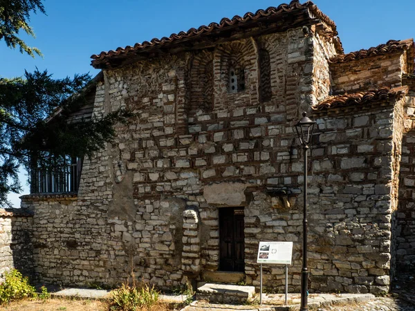 Εκκλησία Της Αγίας Μαρίας Μπλαχέρνα Στο Μπεράτ Της Αλβανίας — Φωτογραφία Αρχείου