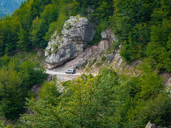 Vehicle Dirt Road Difficult Drive — Stock Photo, Image