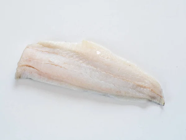 Bacalhau Sobre Fundo Branco — Fotografia de Stock