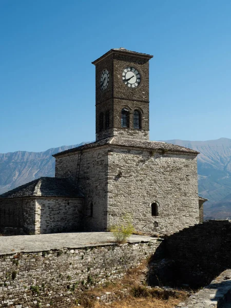 Gjirokaster Slott Albanien — Stockfoto