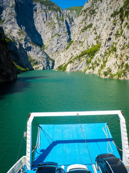 Koman Lake Albania — Stock Photo, Image