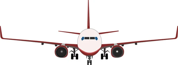 Пасажирський Літак Векторні Ілюстрації — стоковий вектор