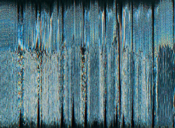 Глюк абстрактний фон кольоровий шум синій дефект — стокове фото