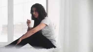 Üzgün kadın hayatı sorunu Bekar melankoli