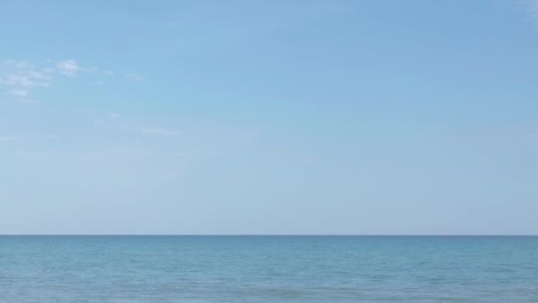 Mer horizon océan paysage été vagues bleu ciel — Video