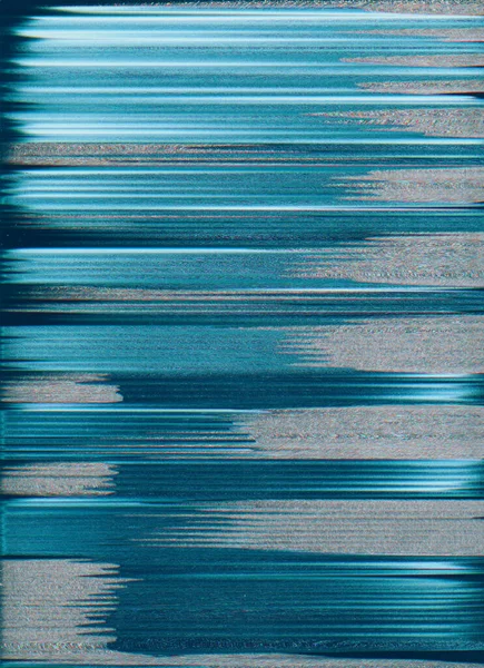 Glitch textuur achtergrond statische ruis blauw grijs — Stockfoto