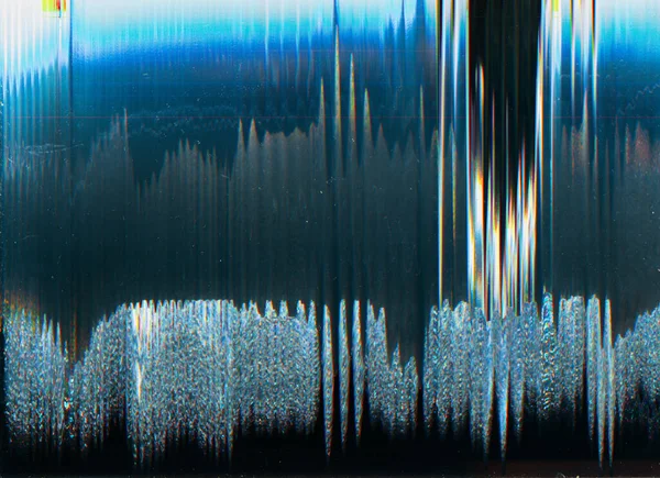 Usterka tekstury grunge warstwa niebieski hałas nakładka — Zdjęcie stockowe