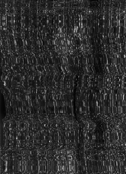 Glitch background vhs static noise black white — Stock Photo, Image