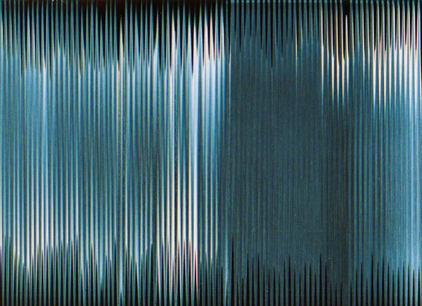 Glitch background digital distortion blue overlay — Stock Photo, Image