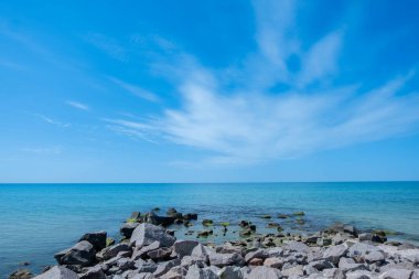 Deniz manzarası doğa güzellik huzurlu yüzey inanılmaz