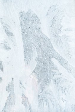 Noel arkaplanındaki hoar desenli beyaz buz
