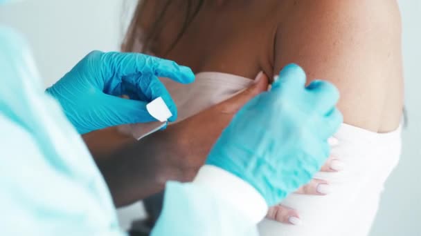 Διαδικασία εμβολιασμού πρόληψη πανδημίας — Αρχείο Βίντεο