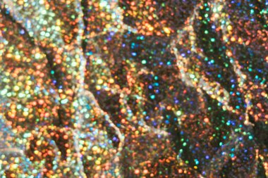 Bulanık ışık arkaplan rengarenk daireler parıldıyor