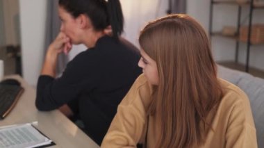 offended teenager family disagreement silence