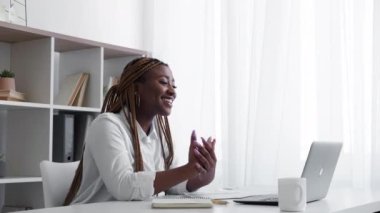 online education female teacher video meeting