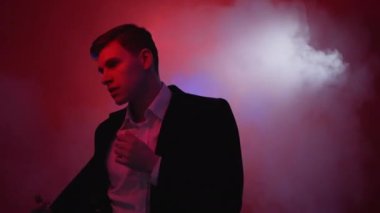 party vibe seductive man masculine confidence