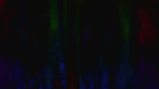 Hiba textúra overlay szín statikus zaj villogó — Stock videók