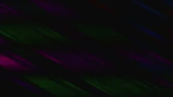 Retro glitch superposición parpadeo ruido distorsión oscuro — Vídeo de stock