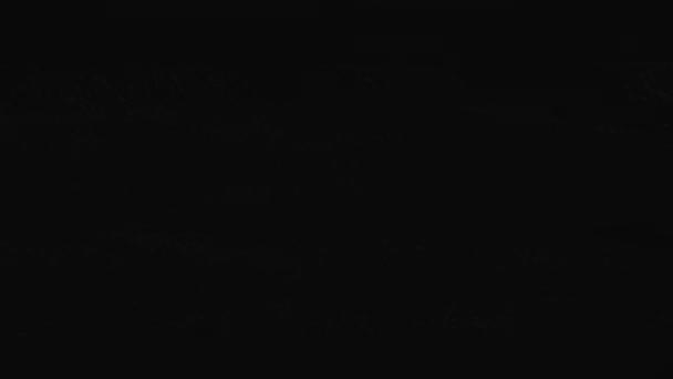 Glitch Overlay Korn statisches Rauschen schwarz weiß dunkel — Stockvideo