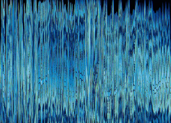 Static noise glitch art blue distortion texture — Stock Photo, Image