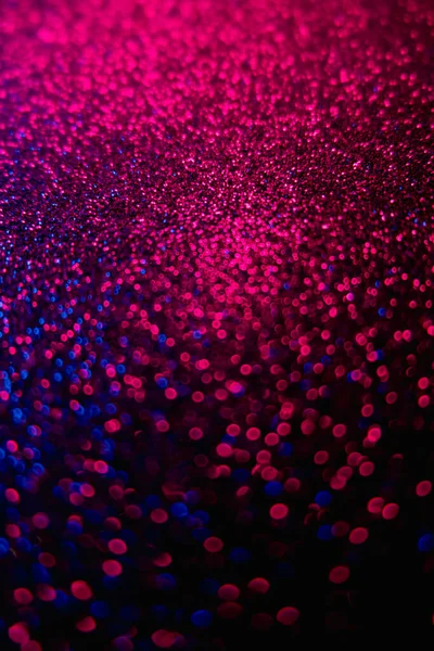 Bokeh sparks neon glitter background pink blue — Stock Photo, Image