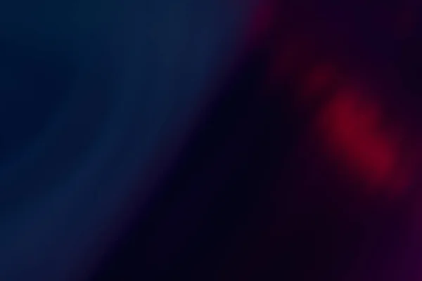 Lens flare overlay wazig neon stralen blauw rood gloeien — Stockfoto